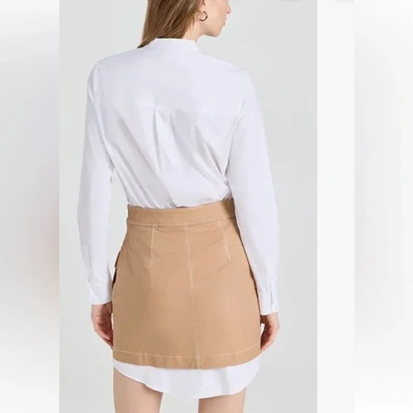 $548 OPULENT & CLASSY VERONICA BEARD Stylish Khaki Dress - investment - Size 12 - Picture 2 of 8